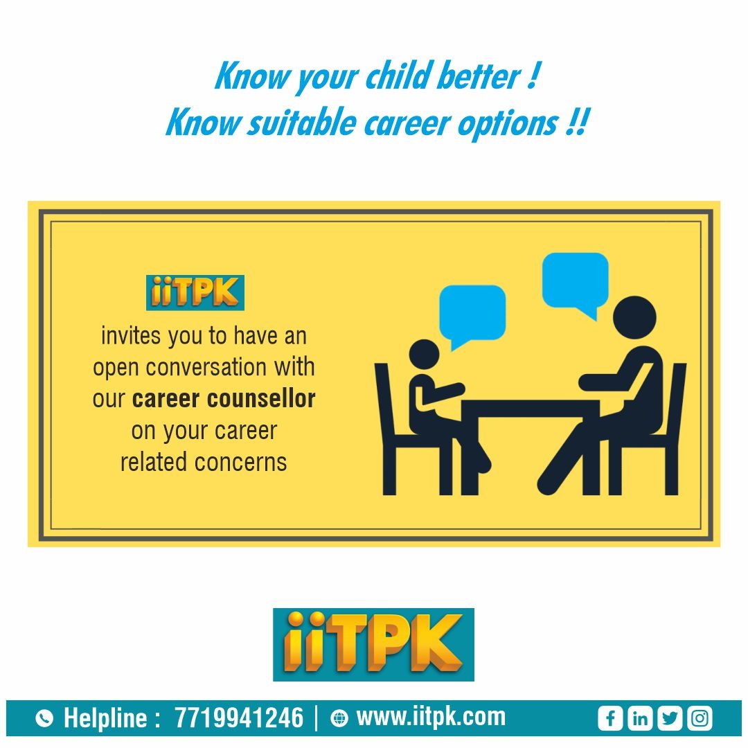 IITP14's tweet photo. We are here to help you Find the Right Career. IITPK invites you to have an open conversation with our career counselor on your career-related concerns.
.
.
#iitpk #career #careeradvice #counselor #careercounselor #brightcareer #coachinginstitute #iitp #AIIMS #NEET #neetug https://t.co/r2g0jEwRnz
