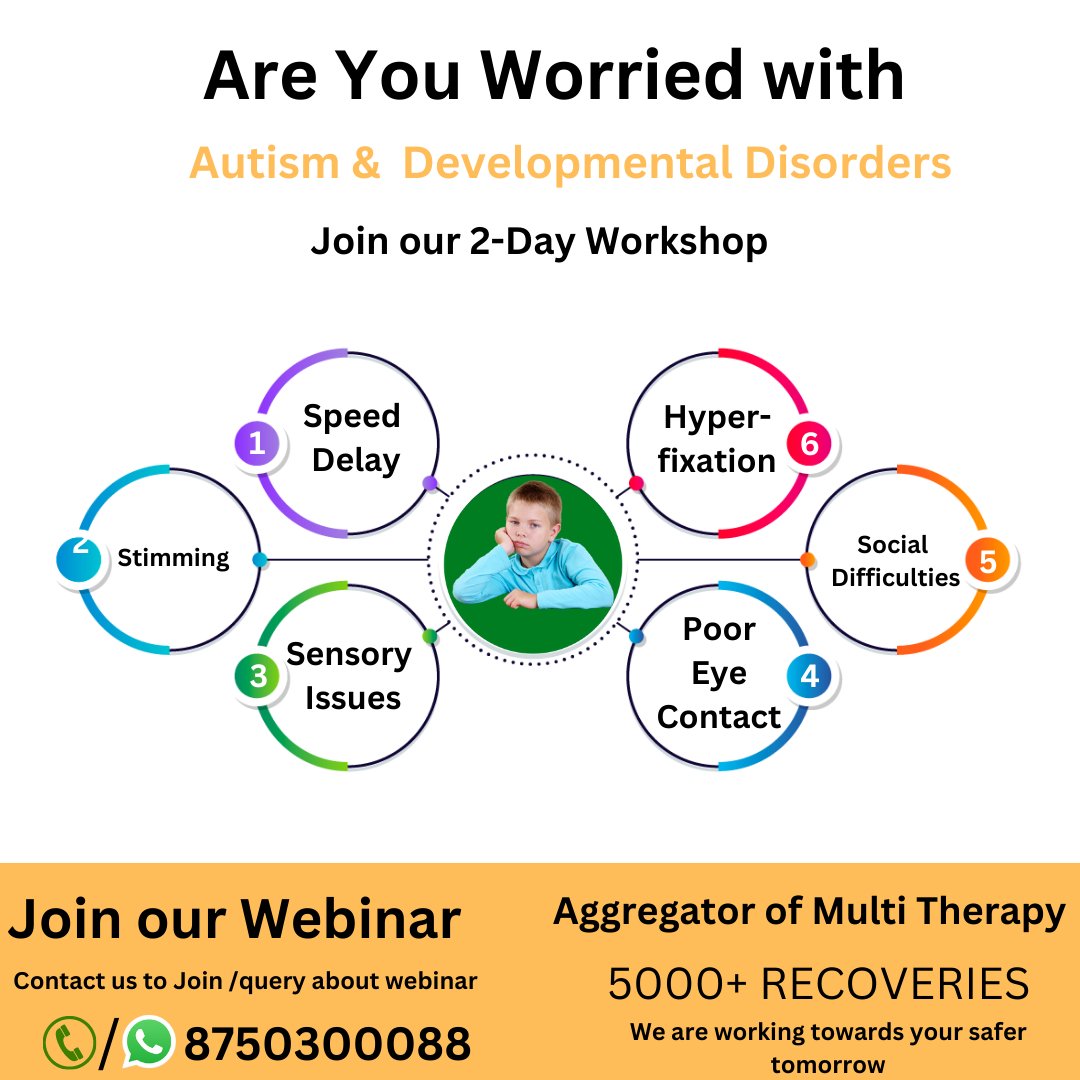 DrEddyClinic's tweet photo. RT @functional_medi: Join Our #Webinar about #AUTISM
Contact us to join Webinar or any Query - 8750300088
Register Webinar at: https://t.co/4RHNHBuEnV
.
.
.
#autismrelief #Health #Register #autismdisorder #healthyliving #mediend #healthcare #functionalm… https://t.co/w8oouejdR0