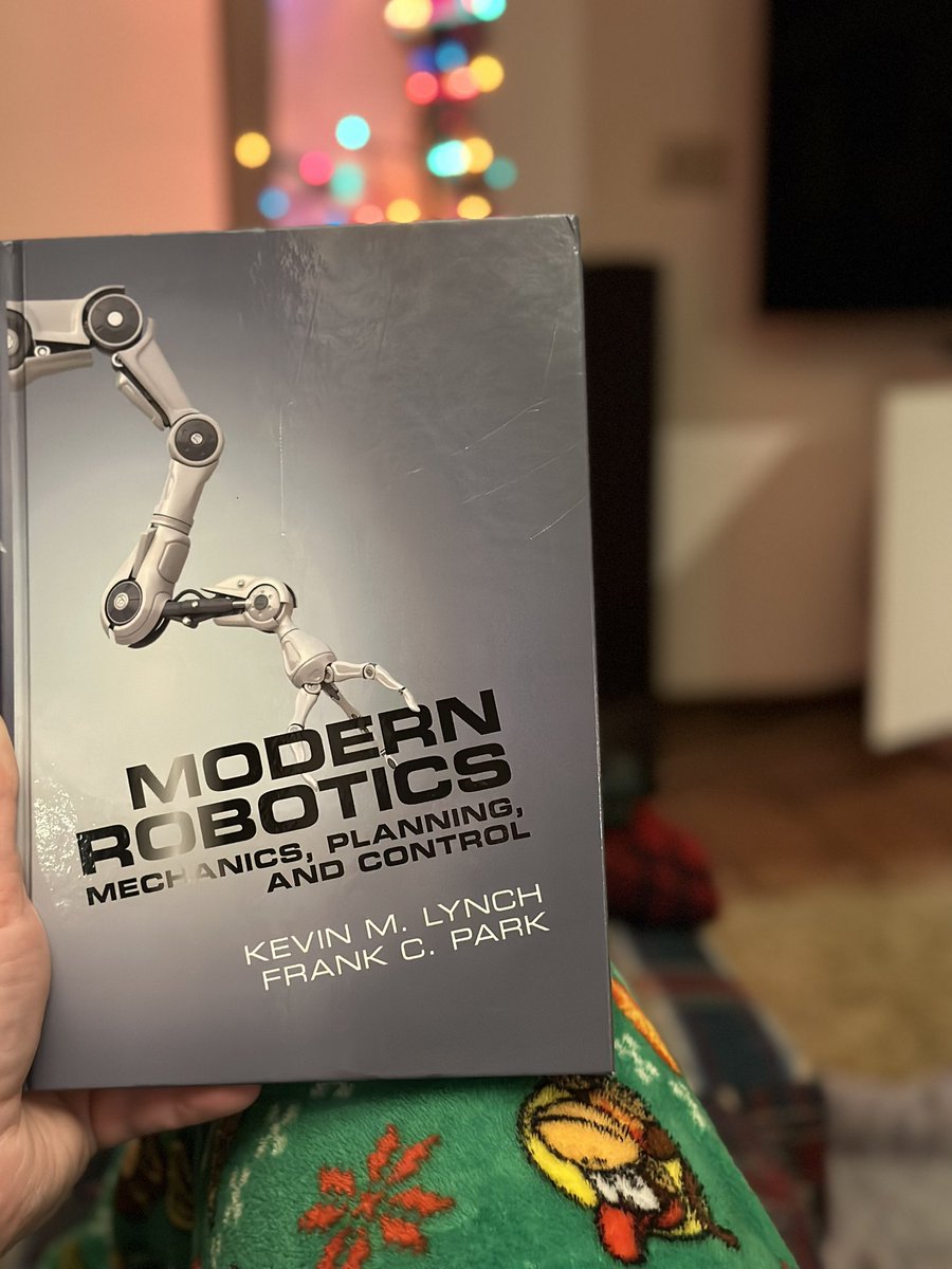mechmakers's tweet photo. Merry Christmas! I began reading Modern Robotics and see i need to learn linear algebra &amp; ordinary differential equations. Unfortunately i only know extraordinary differential equations, so it's time to get learned w/ @YouTube &amp; @khanacademy  1/3 https://t.co/mQZL31NSKL