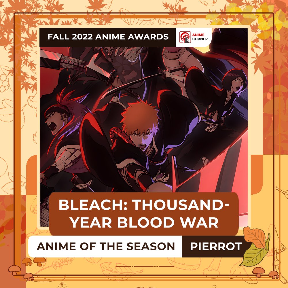 BLEACH: Thousand-Year Blood War Tops Week 5 of Fall 2022 Anime Ranking For  3rd Straight Win - Anime Corner