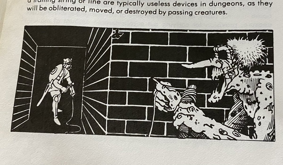 StrongarmLabs's tweet photo. The scariest image ever rendered for AD&amp;D. Courtesy the Players Handbook. https://t.co/ptnlDyGkPN