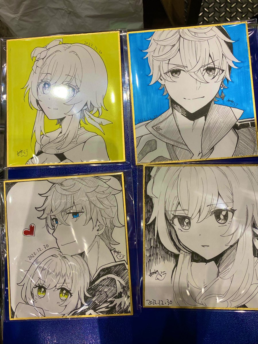 【西1 て-15a 「杜々屋」】#C101
設営完了しました!スペースでお待ちしております!
タル蛍新刊セットは数が少ないのでご注意ください🙇‍♀️ 色紙は全部で8枚!(照明が反射しまくっててすみません)

開場直後はサークル主本人が対応します🙇‍♀️
よろしくお願いします! 