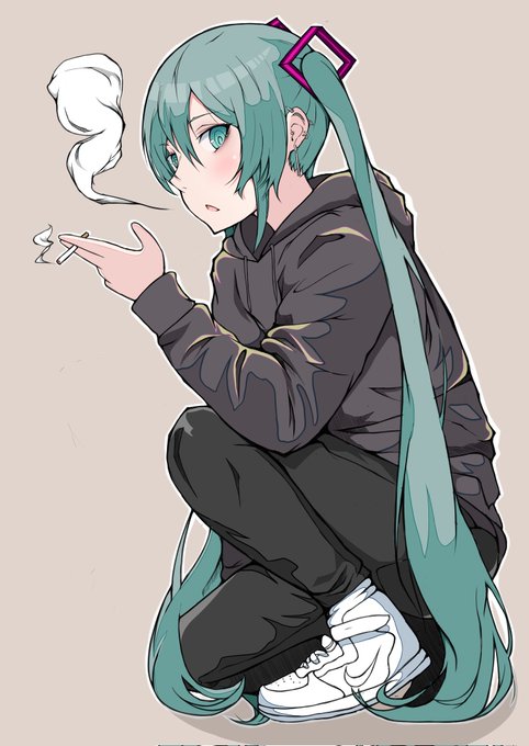 今年最後の描き納め。

初音ミクさんでした! 