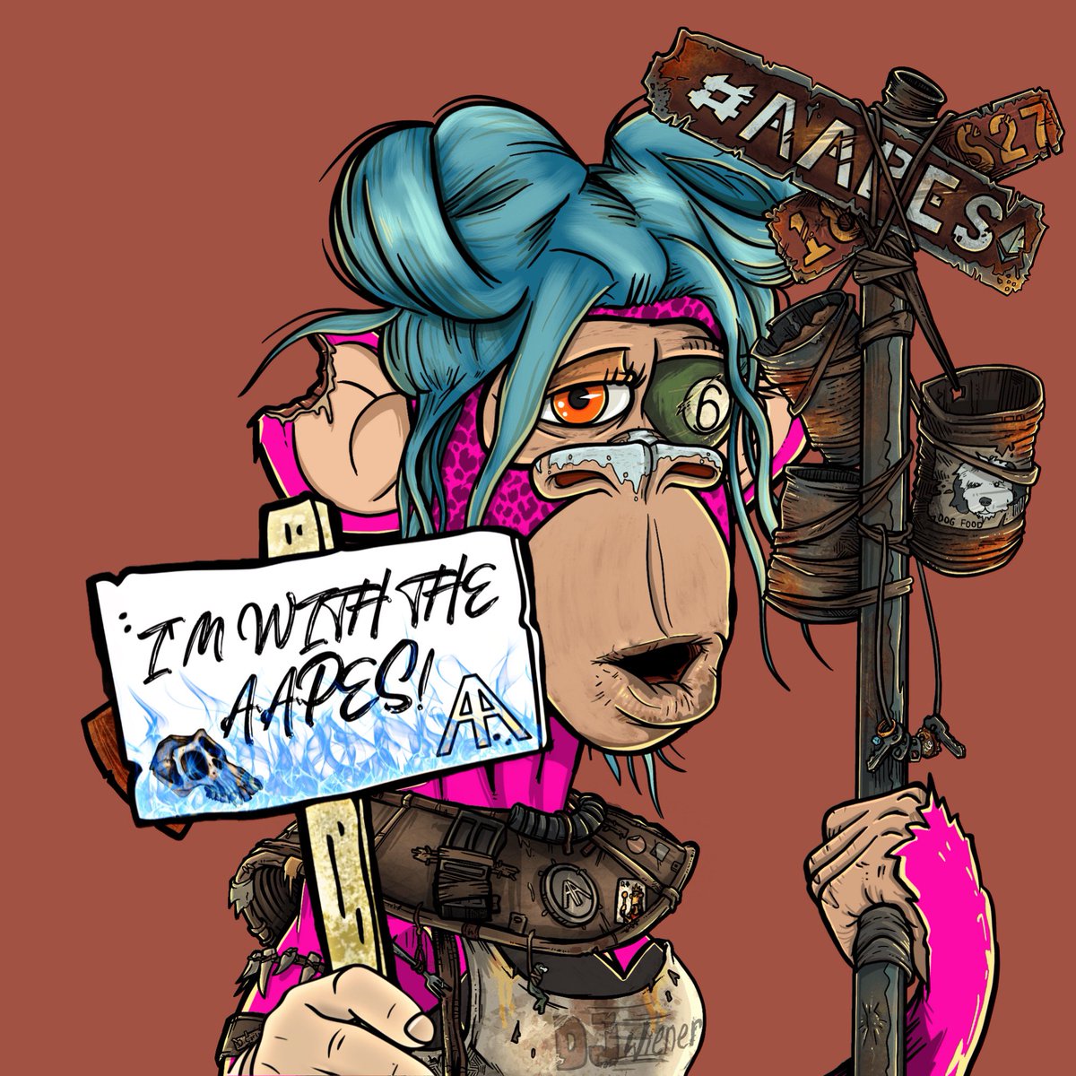 keyo_ann's tweet photo. @KoiBudG @LEAFHAZY @hughbenjamin @Fityeth @apocalypticapes @AAPEQueens @ILoveAAPES @da_president518 @Cosmo_886 @thevegasnurse @nobody_vault @BoredApeYC @TheHaddy @fishyfisheth @unKn0wnwallet @AussieETH @CosmoPond3r I may have more pink then I knew ๐#pinkkru https://t.co/QwmU79gyj8