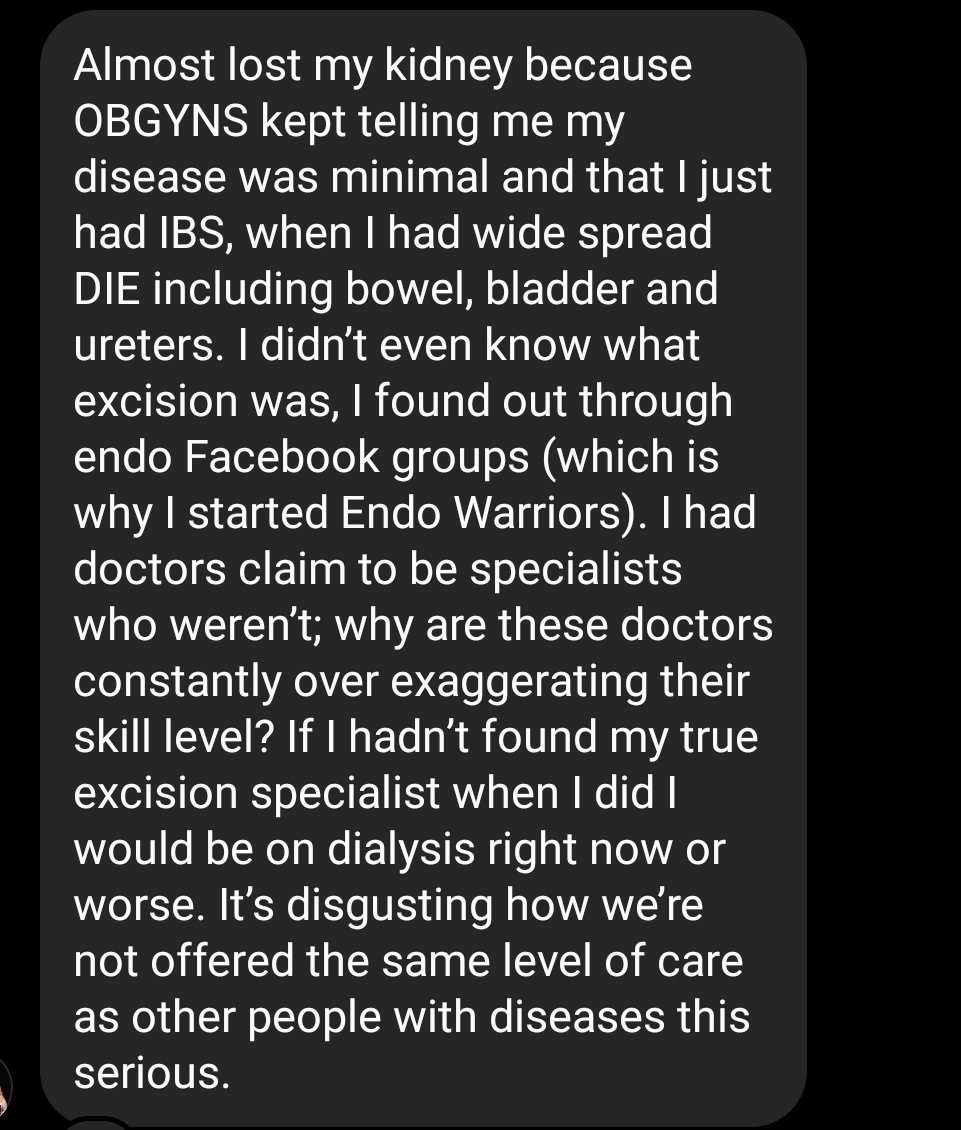 Messages like this flooding in all day. Obgyns need to pass the torch.