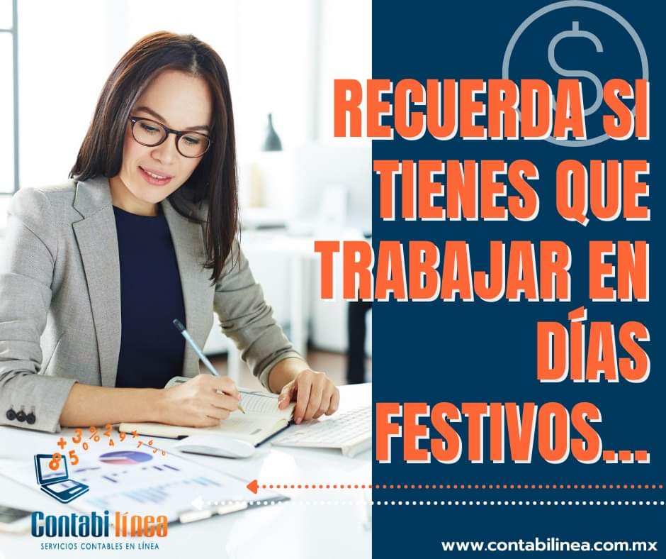 ContabilineaMX's tweet photo. Si tienes o tuviste que trabajar días festivos como el 25 de diciembre y el 1º de enero están considerados como días inhábiles oficiales, el patrón o la empresa está obligada a pagar el triple por el día.

#PagoTriple #Contadores #DíasFestivos https://t.co/rJdxPgLNwl