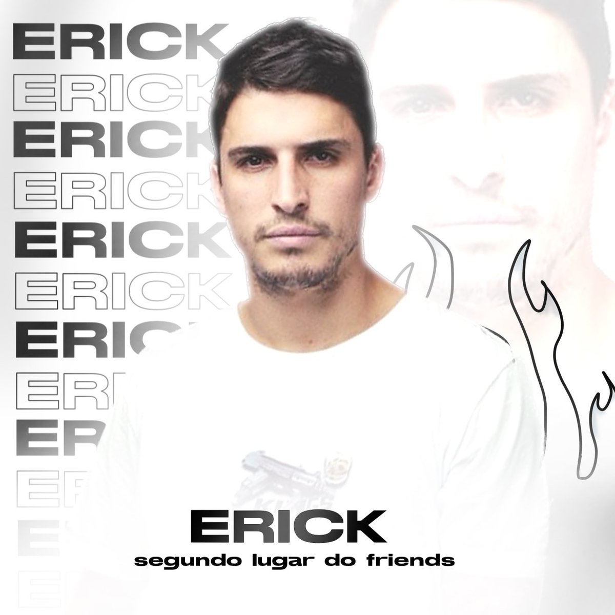 biiocomenta's tweet photo. Gigante ! Seus passos no nosso reality JAMAIS será esquecido ! 
Você entrou e eternizou-se 

Parabéns @_tterick você é o vice campeão 30,57% (1.707)

#FriendsFire🔥 https://t.co/lCcKgWDDIv