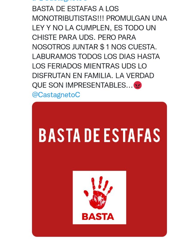 Berni1973's tweet photo. @LANACION Esto es importante Sres!!!  Y nadie habla. Nos meten la mano al bolsillo esos que se postulan para para "Gobernar" Promulgaron una Ley y los de AFIP la pasan por alto. Las nuevas tablas con aumentos increíbles. El que trabaja siempre pierde. @CastagnetoC @MARAMonotributo https://t.co/9qN0lOunI6