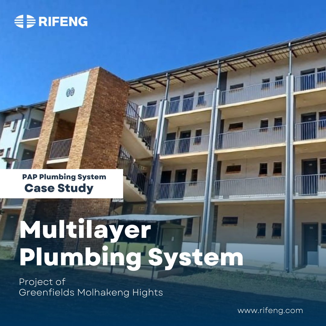 rifeng_official's tweet image. #RIFENG #MultilayerPlumbingSystem was used for Greenfields Molhakeng Hights, Gauteng, #SouthAfrica! 📌Multilayer pipes and F5 press #fittings📌 from sizes 16mm to 32mm make the whole #pipingsystem look good. 👍👍
Contact us to know more👍💦
#pap #piping #pipes  #plumbing
