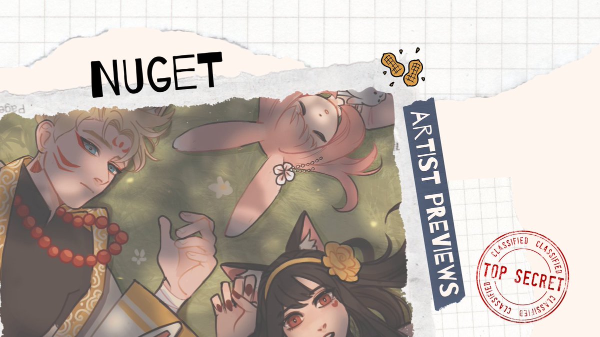 ZINE PREVIEW ✨ <a href="/cikenugets/">nuget ☻</a> 
Oh to be animal spirits relaxing on the grass...

Preorders are open until January 20th, 2023! Grab your bundle here: ineveryuniversezine.bigcartel.com