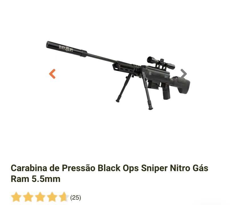 taoquei1's tweet photo. Essa arma de sniper tá super parecida com carabina de pressão... https://t.co/y7QOqlgcNp