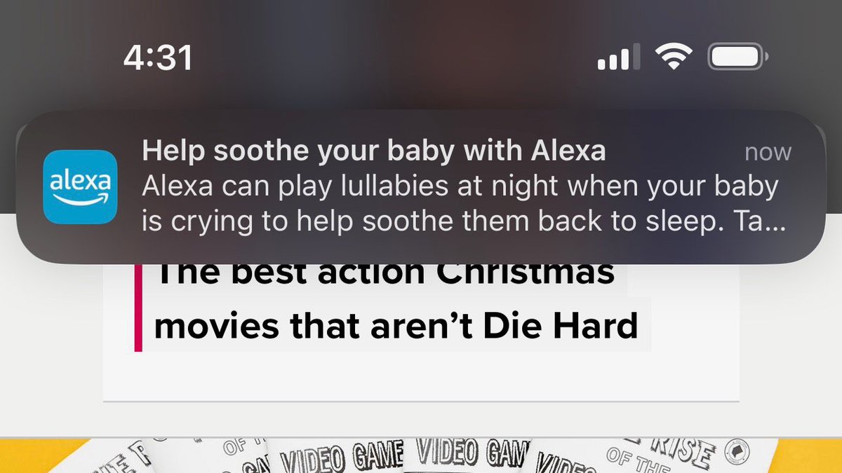 Why did I just get this notification?