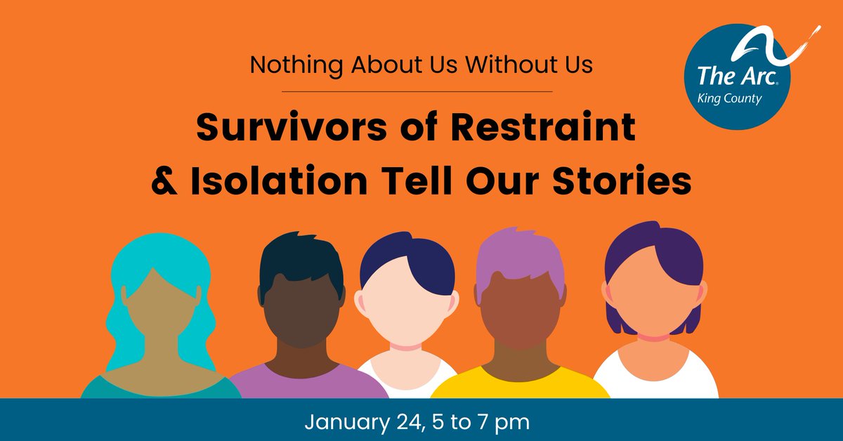 Come learn why advocates are asking the state to eliminate isolation in our schools and ensure restraint is truly *only* used for the immediate safety of students and staff. Organized by people who've lived it.  Register: bit.ly/restraintandis…
<a href="/ospi/">Isabel Delgado</a> <a href="/wasa_oly/">WASA</a> #waedu #stoptrauma