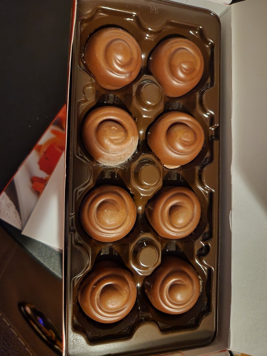 bakkic's tweet photo. @TootsieRoll Got a box of Cella's for Xmas. They're all misshappen and there's mold growing on them. 🤮 https://t.co/IqeB2G7B5v