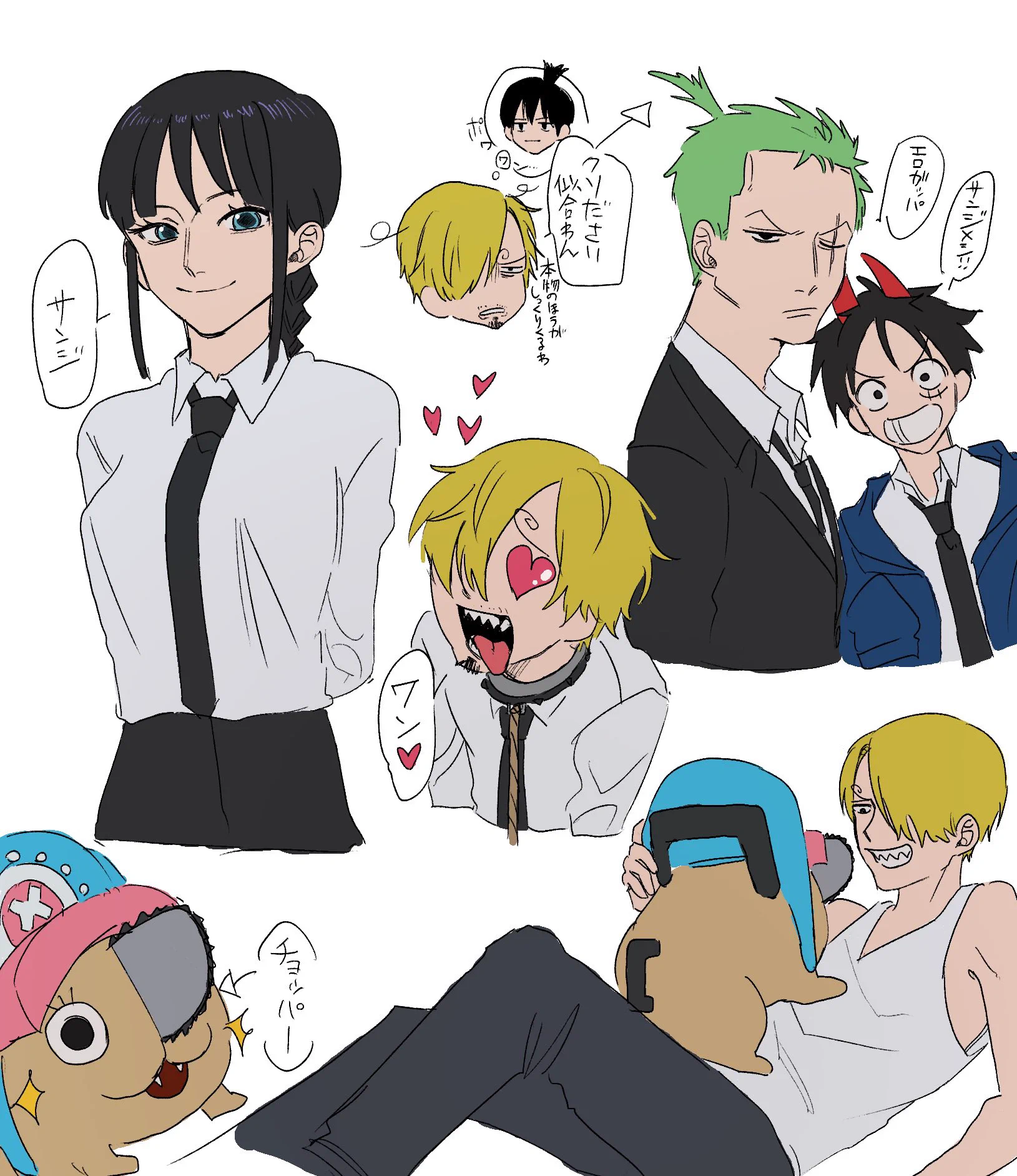 ジョジョ、ファイアパンチ、チェンソーマン、ワンピース、MAD まとめ 非常口⚑︎⚐︎ on X: 