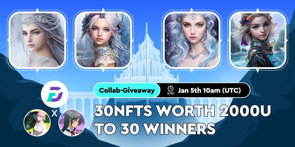 DigiFinexNFT's tweet image. DigiFinexNFT Collab-#Giveaway with @umita_nft &amp;amp; @nft_kusi
30NFTs worth 2000U🤩Join our NFT raffle to win!🚨

·Follow @DigiFinex+@DigiFinexNFT+@umita_nft+@nft_kusi
·Join DigiFinexNFT telegram
·RT &amp;amp; Tag 3 fenz
·Finish gleam: bit.ly/3YQ6oN7 

Paying 1$ for a double reward🤑