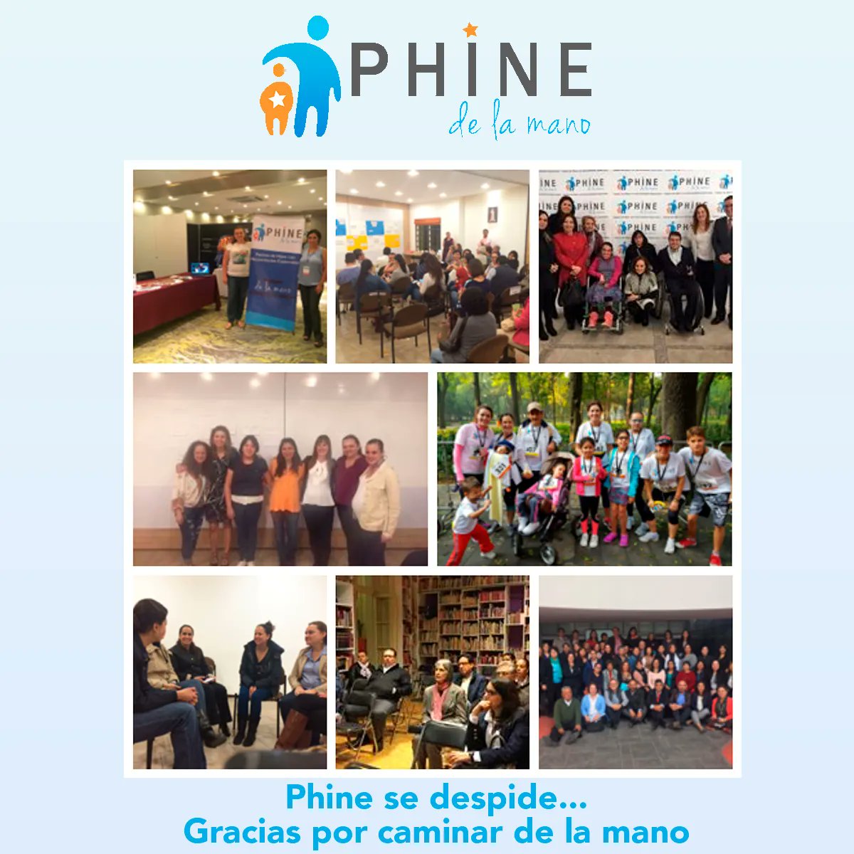 PHINE se despide…
Gracias por caminar de la mano
#SomosPhine