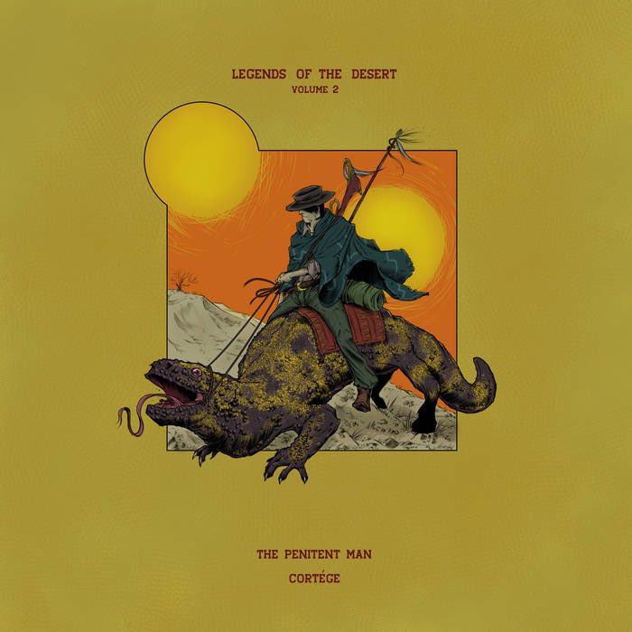 TheRiffsquatch's tweet photo. Cortége & The Penitent Man - ‘Legends Of The Desert Vol. 2’ 2021 #dronedoom #postwestern #rock #psychrock #progrock A fantastic slow-burn out of Austin, TX from back in 2021. Top-notch groovy Drone/Stoner Doom with a unique spaghetti western flavor. https://t.co/iUlWm17li5 https://t.co/TUNbOkLLgB