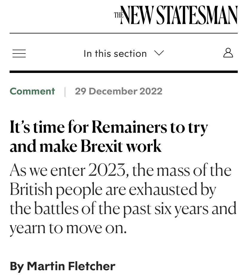 'Remainers' need to figure out how to make it work...?

Oh do f*ck off....