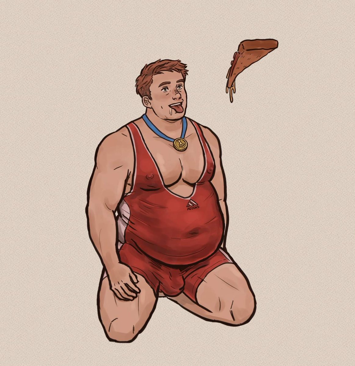 beewg2's tweet photo. 🤼‍♂️🍕🥇 https://t.co/KAIehDNi77