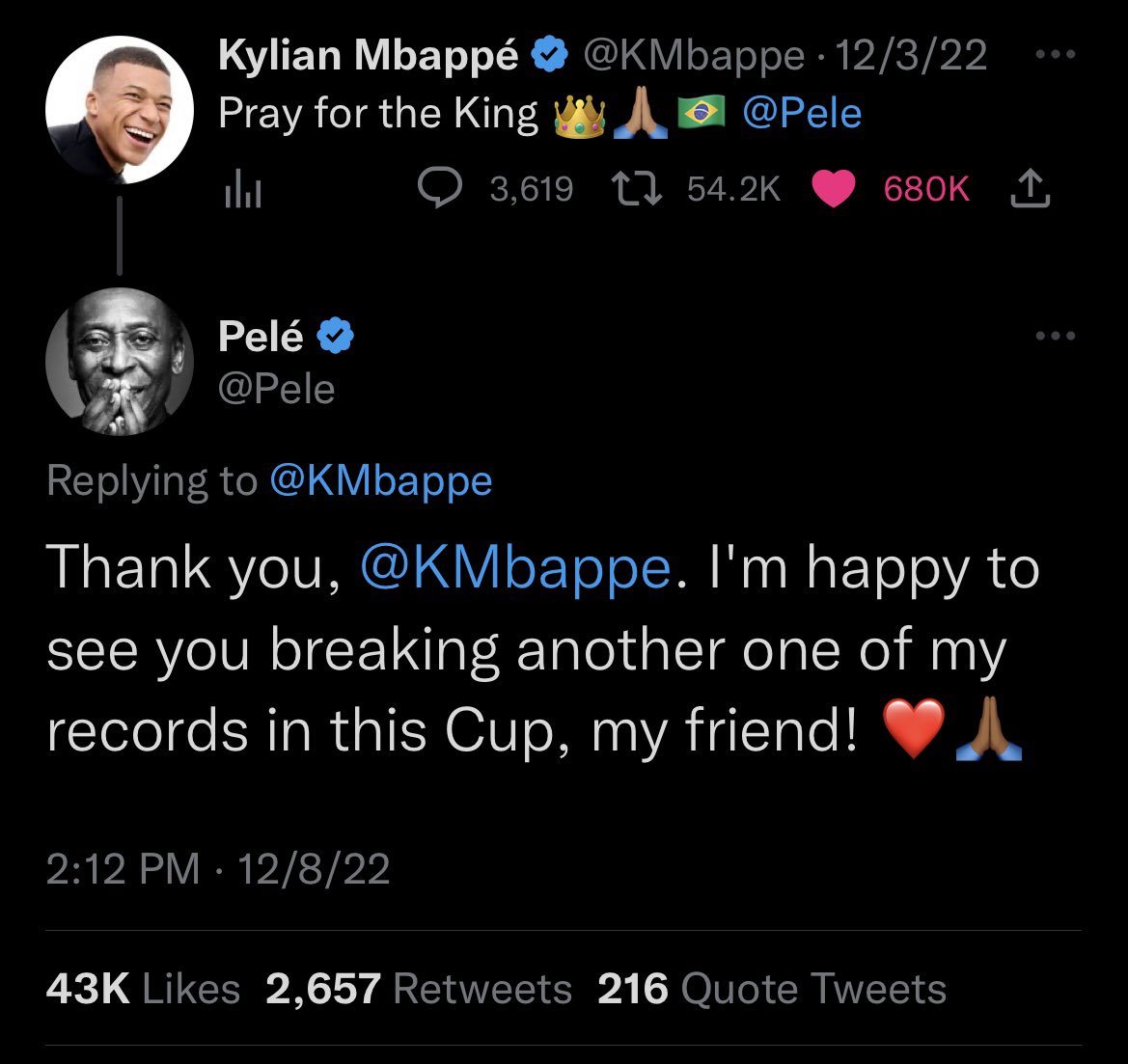 You're his legacy, Kylian. 🙏🇫🇷