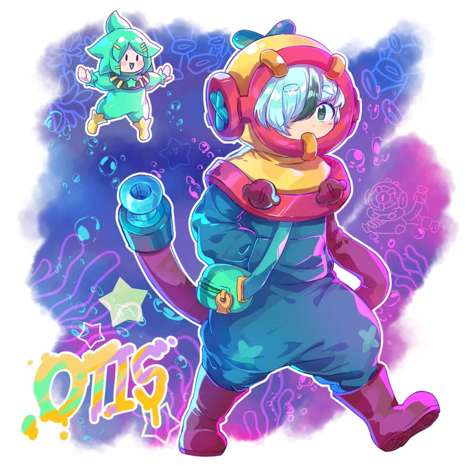 自分が選ぶ今年のブロスタアート4枚#BrawlStars #BrawlStarsArt 