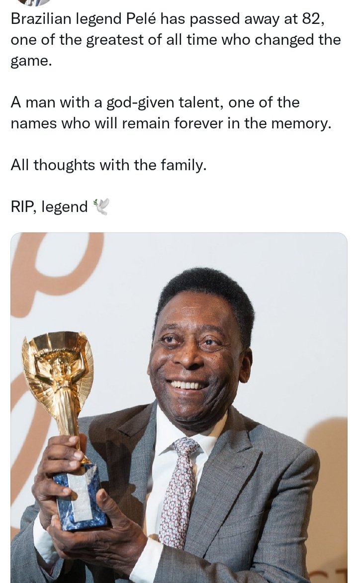 funajab2's tweet image. Pele did it. Rip