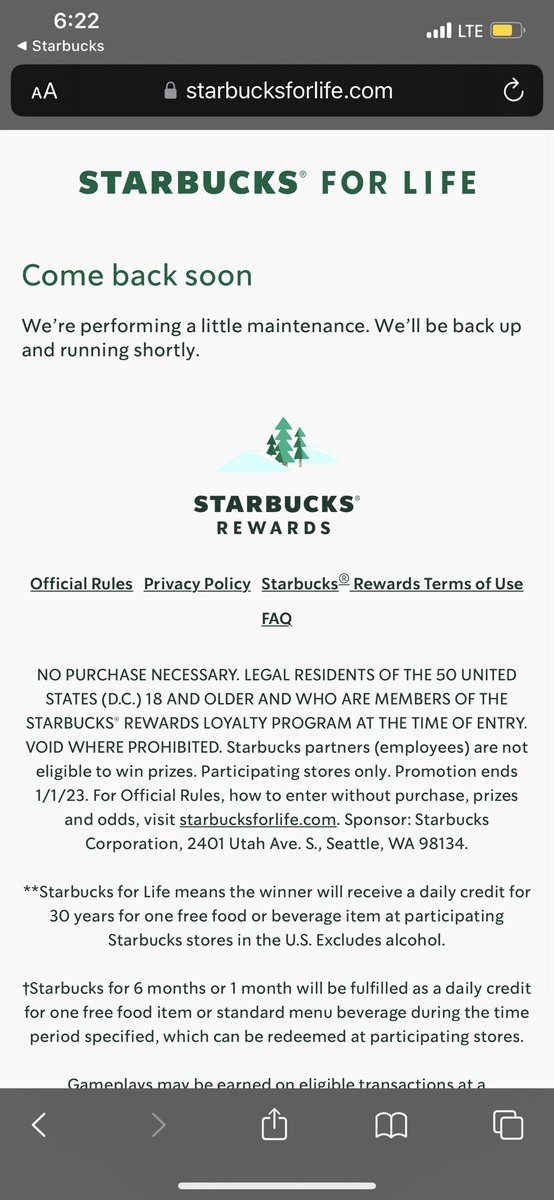 AdamtheFry's tweet photo. @Starbucks  Since Starbucks for life has been down all day will I get 8 shakes tomorrow if it’s not up by the end of day? https://t.co/RsFQoOHvj2