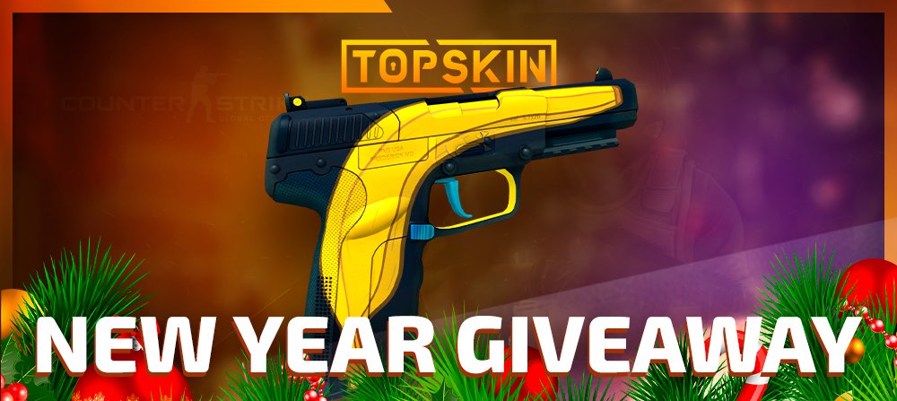 New Year TopSkin #GIVEAWAY 🎅
One winner, one top skin:
Five-SeveN | Monkey Business (MW) 🍌

✅ Follow <a href="/TopSkin_csgo/">TOPSKIN</a>
✅ Like and RT this post
✅ Tag friend

▶️ Ends at Jan 6! Prize will be deposited as balance!
#topskin #CSGOGiveaway #CSGO #contest #csgoskinsgiveaway #freeskins