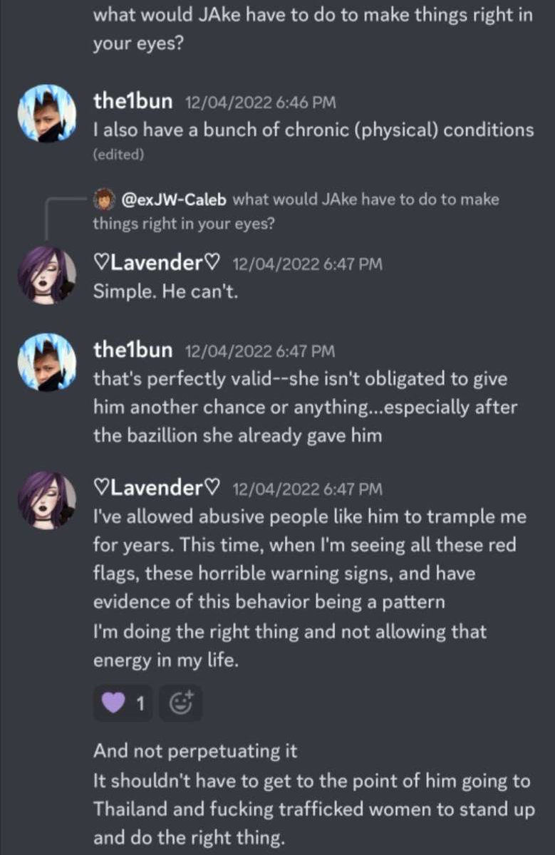 atypicalasher's tweet photo. @ExJWCaleb @cambruleelatte @LilLaLaDreams Actually, you did get an answer. Also, no. Neither of us equated Jake with a rapist. Read what her answer was for yourself. https://t.co/wyM9fYfjhN