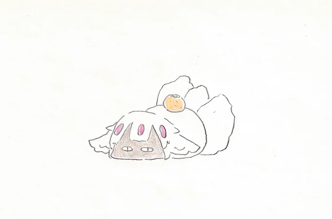 鏡餅。#イラスト #メイドインアビス 