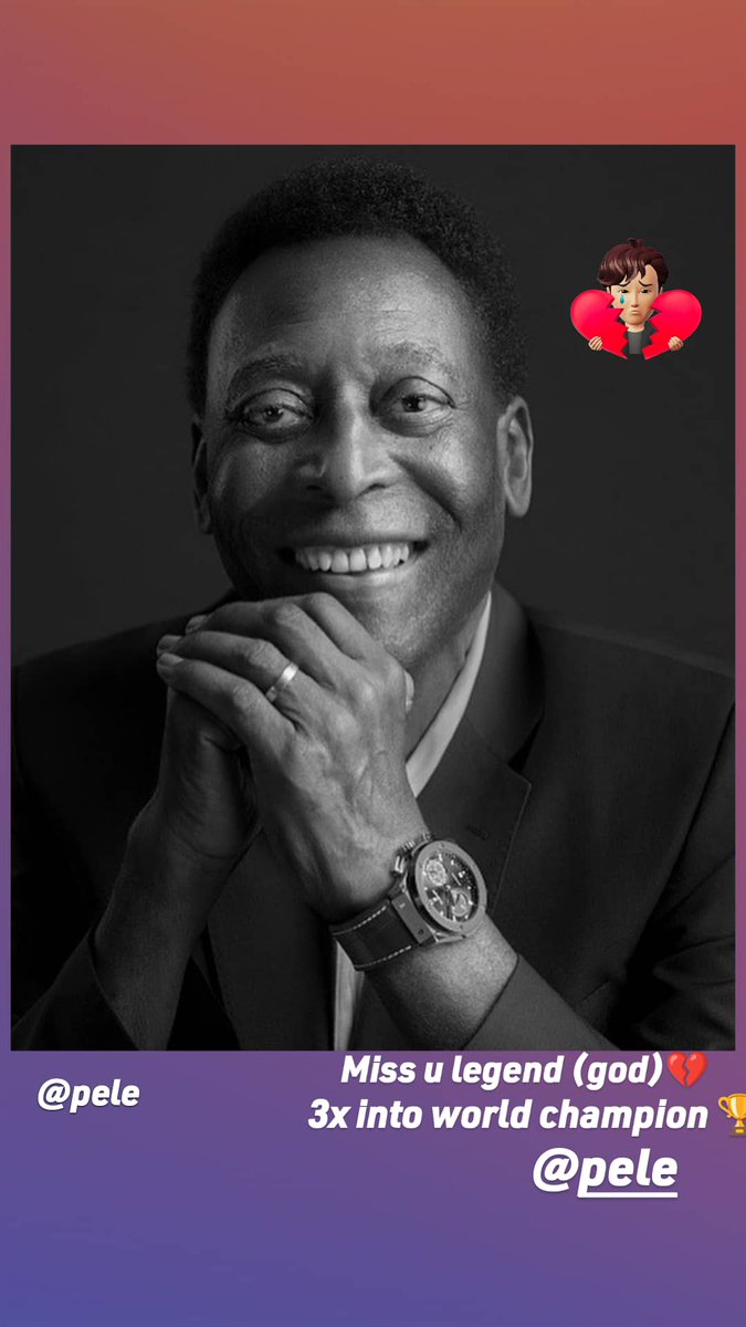 Pavanpeter9's tweet photo. #restinpeace #pele #restinpower https://t.co/osfTuOmQ1B