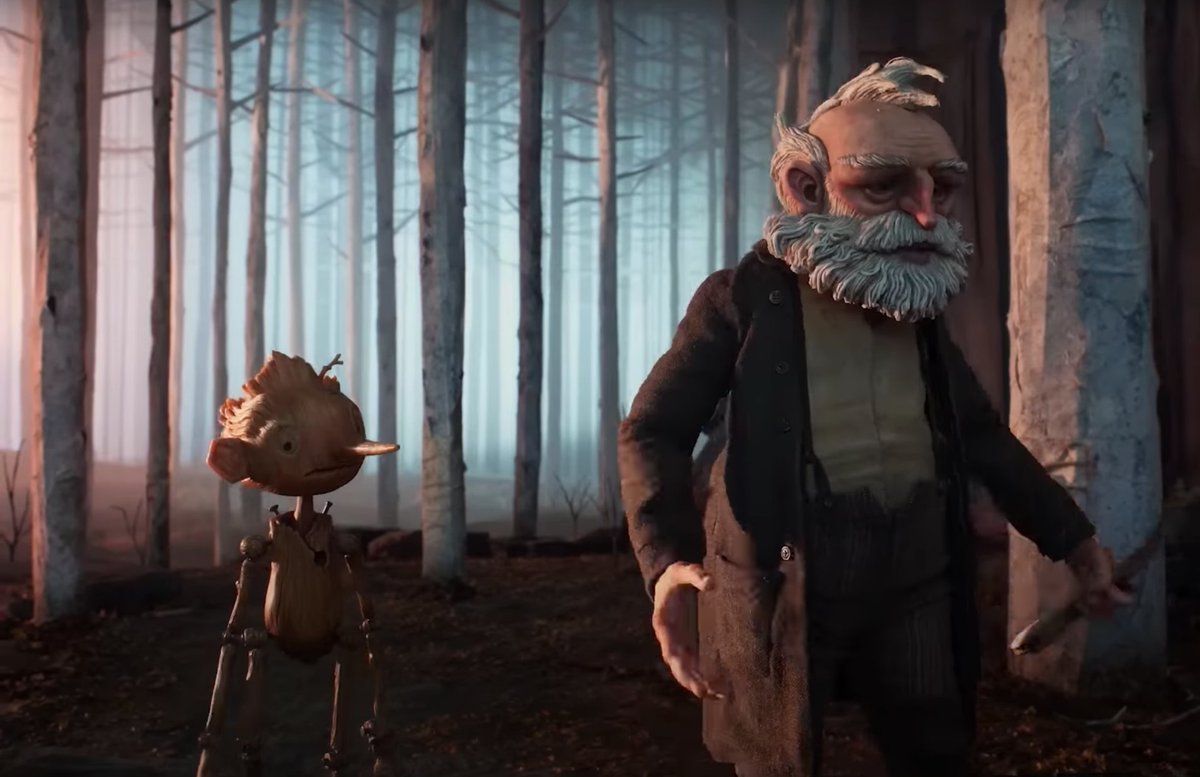 YrisYT's tweet photo. 🪵Pinocho de Guillermo del Toro
Una historia de padres e hijos entrelazada en la guerra y en los (verdaderos) títeres de una dictadura. El final me hizo llorar. La mejor adaptación de Pinocho que he visto https://t.co/tL1zrkgky1