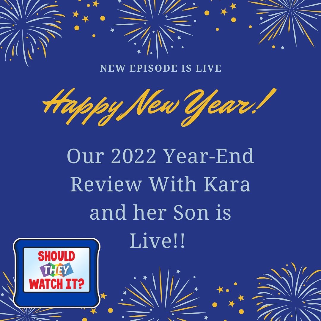 ShouldTheyWatch's tweet image. Kara and her son, Michael, are giving you their opinions on which shows from 2022 your family should be watching - New year-end review #ShouldTheyWatchIt episode is live on Apple Podcasts and anywhere you listen to podcasts!