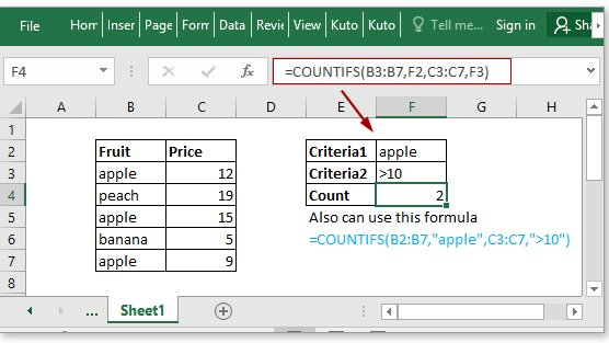 COUNTIFS