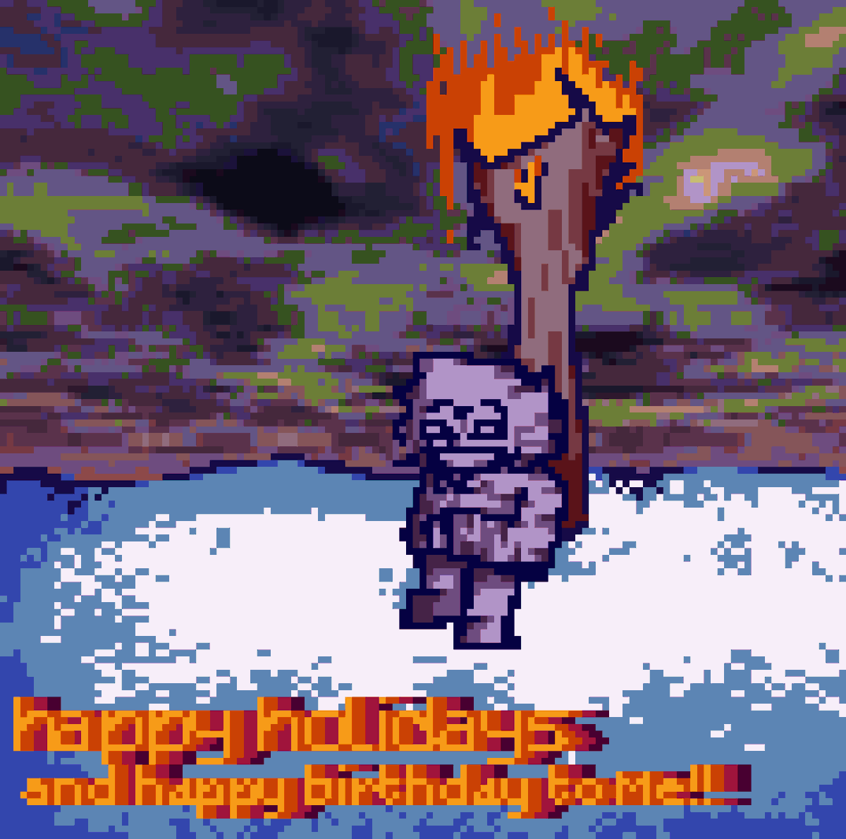 maxtimesthree's tweet photo. birthday gift to myself lol
also happy late holidays
might cut down on the hashtags next year, they make me seem tacky (the bad kind)
#pixelart #pixelartist #heyeveryonetodayismyBIRTHDAY #maxmaxmaxmaxmaxmaxmax #ihatenftsandaiart #maxmaxmax https://t.co/y5NP9vTja3