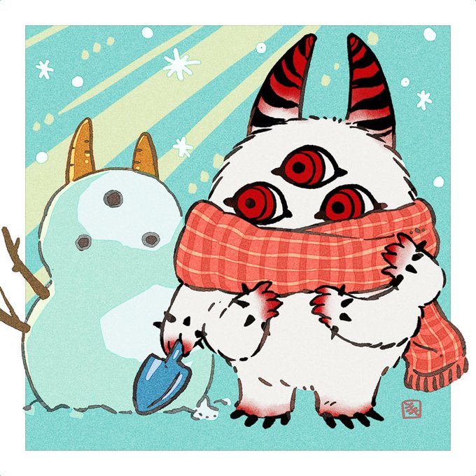 冬のイタケシさん 