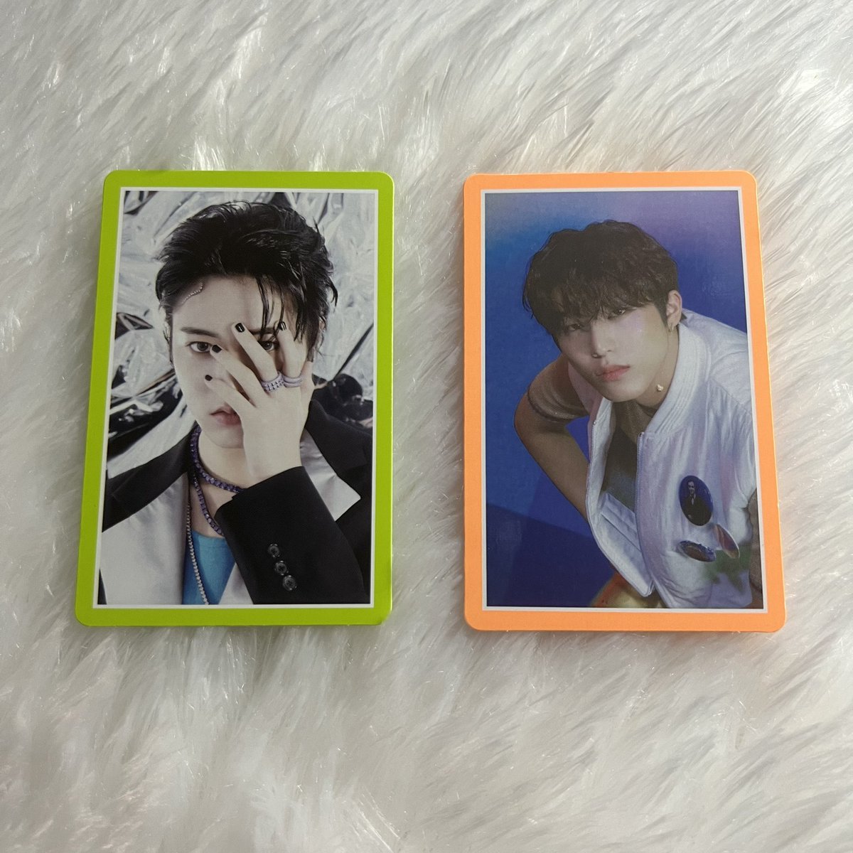 พร้อมส่ง ฮารุโตะ,จองอู light green / deep blue ver. 
🛁 ใบละ 60 รวมส่ง
#ตลาดนัดtreasure #ตลาดนัดเด็กสมบัติ