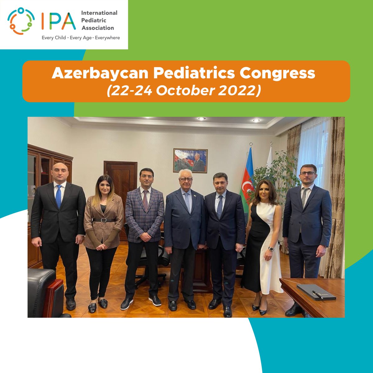 IPAWorldorg's tweet photo. On 22-24 December 2022, Prof. Enver Hasanoglu, IPA President, attended the Azerbaycan Pediatric Congress.
#IPA #IPAEventReport #EnverHasanoglu https://t.co/5aMWvcOx2b