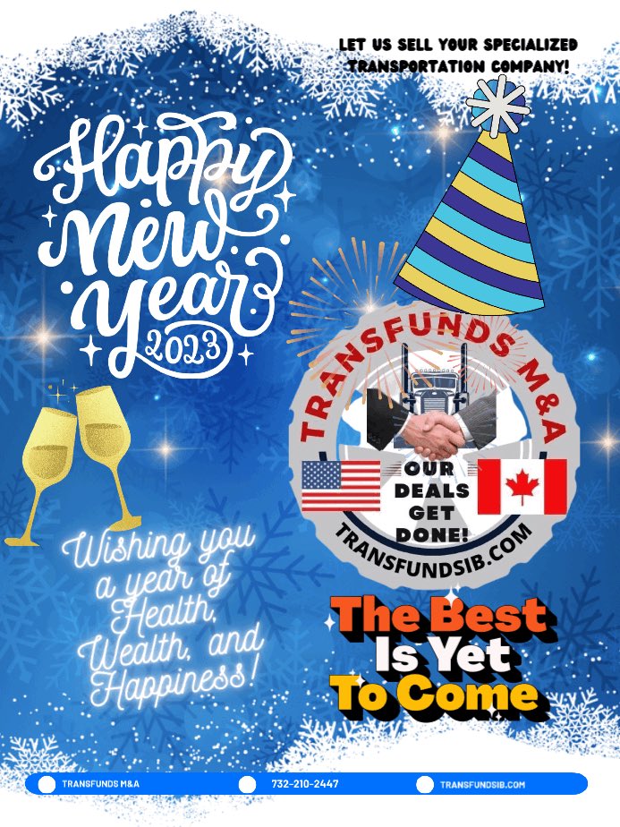 TransFundsIB's tweet photo. #2023 #HappyNewYear ! Wishing you a year of Health, Wealth, &amp; Happiness! 🥳 https://t.co/H820OEeXHw
