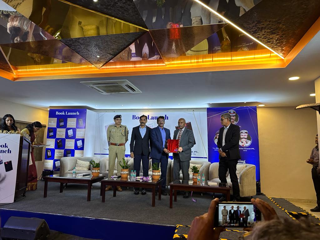 TR_Books_India's tweet photo. Dr K. Jayanth Murali’s book ‘Soliloquies on Future Policing: An Anthology on Emerging Technologies, Cybersecurity and Law Enforcement’, a Thomson Reuter India Legal publication, was launched at the Police Officer’s Mess, Egmore in Chennai this month. 
#DrKJayanthMurali #TNPolice https://t.co/Jouhqok1Tf