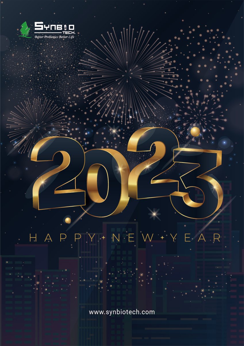 SynbioTechInc's tweet photo. Happy new year! 🎉 May you look back with gratitude, and look forward with great hope.
We wish you a healthy, joyous and prosperous new year! 😊

#Synbiotech #newyear #newbeginning https://t.co/UvIqsb9Dmi