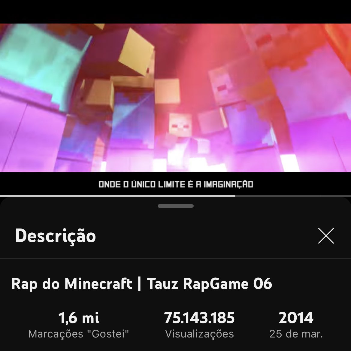 Significado de Rap do Minecraft por Tauz
