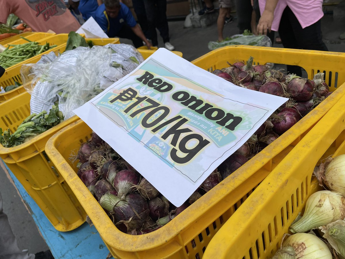 GMA News on Twitter "LOOK Red and white onions are being sold at a