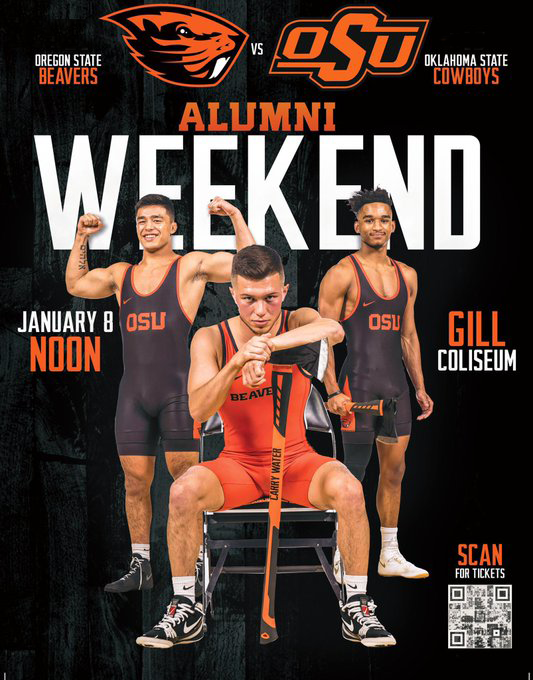 Now on sale: 𝗥𝗲𝘀𝗲𝗿𝘃𝗲𝗱 𝘁𝗶𝗰𝗸𝗲𝘁𝘀 for the Oklahoma State dual!

You won't want to miss out on this!

🎟️ : bit.ly/3YWNyUs

#GoBeavs