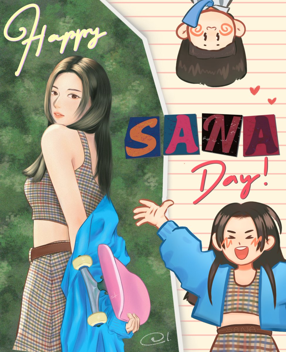 HAPPY (late) BIRTHDAY, SANA!! 🫶💜💖🎉

#HappySANAday
#겨울에_태어난_원스들의_샛별이
#AlwaysHereForSana
#TWICE #SANA  #사나 #サナ #TwiceFanart