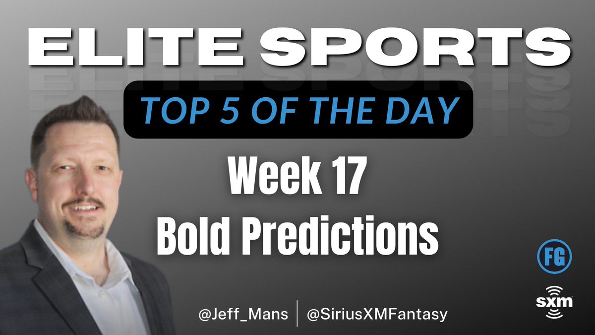 Fantasy Sports Radio on Twitter "The Elite Sports Top 5 of the Day