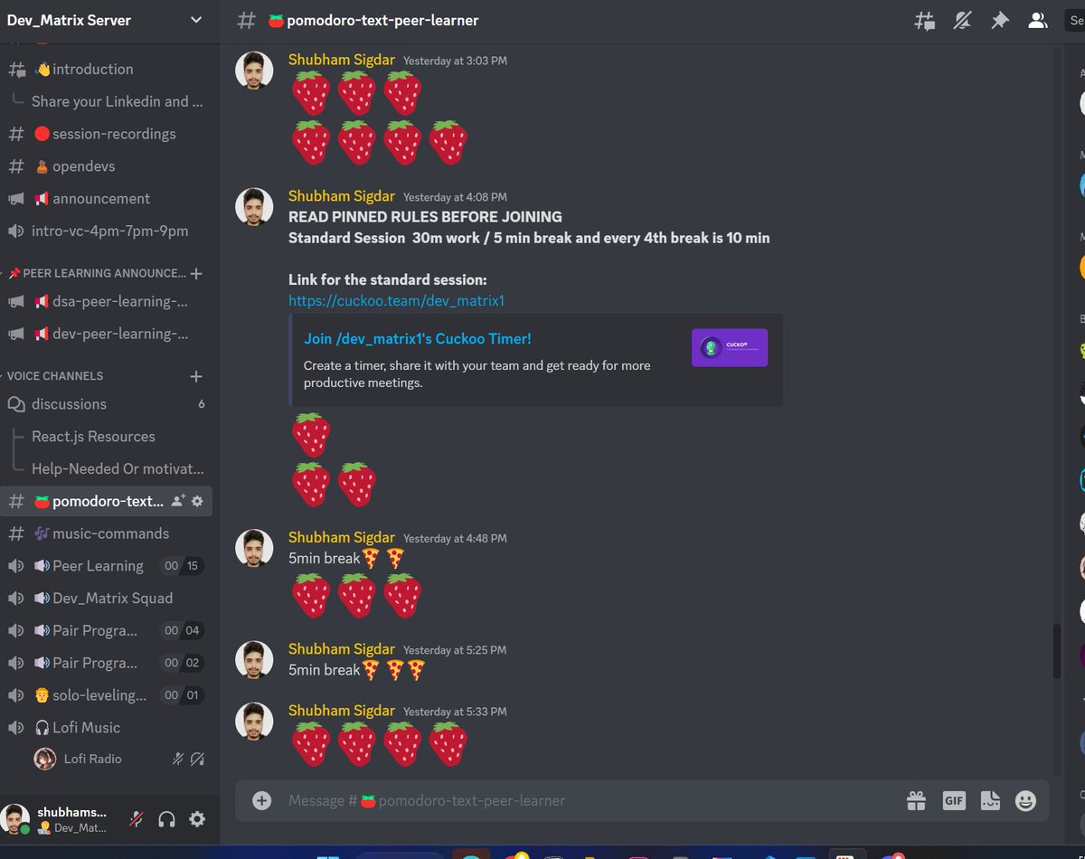 shubhamsingh__1's tweet photo. Day56 of #100DaysOfCode R2 @DevMatrix1 
➡️Did 5 problems from @codewars
➡️working on #LiftSimulation project
➡️Did revision
➡️worked on frontend mini challenge(Toast Popup) 
➡️read some topic of javascript from https://t.co/sviYpsc8u0

#100devs #dev_matrix #devmatrix https://t.co/sK7iIMMlGD