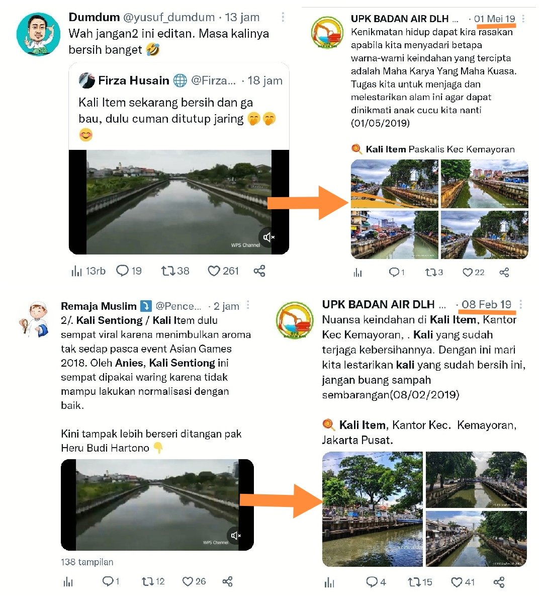 ekowboy2's tweet photo. Kompak sebar hoax kali item, buzzer sebenarnya takjub dg prestasi &amp; kinerja Anies tapi malu untuk mengakui.. 

Retweet keras gaes biar pada tau kelakuan tukang klaim!!! https://t.co/UQKkWEPxuN