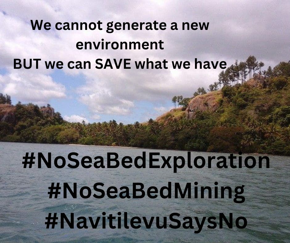 MBNaulumatua's tweet photo. #NavitilevuSaysNo
#NoSeaBedExploration 
#NoSeaBedMining 
@slrabuka @FijiCouncil @landsfiji @iTaukeiLand @itaukei_affairs @fiji_opm @FisheriesOf @rasili_sepesa @VaniCatanasiga @milianaiga1 @AlisiRabukawaqa https://t.co/TLRmHunIjJ